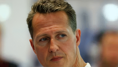Michael Schumacher im Rollstuhl im Garten
