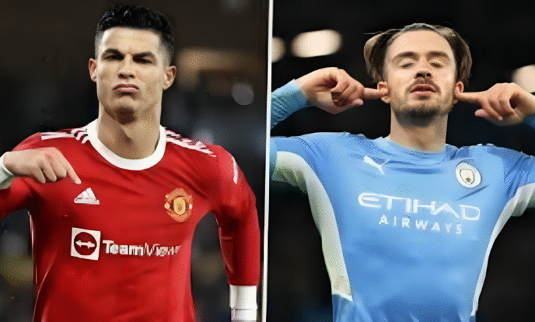 Aufstellungen: Teilnehmer: Manchester City gegen Manchester United