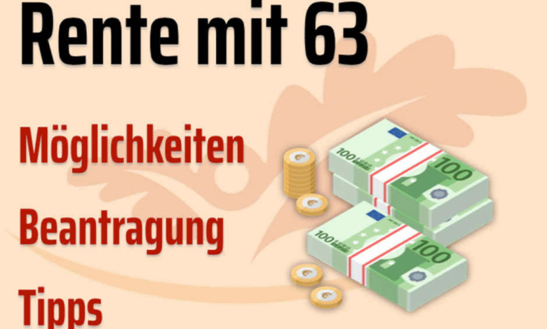 Rente mit 63 Tabelle